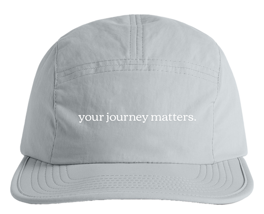 your journey matters. | Five Panel Hat